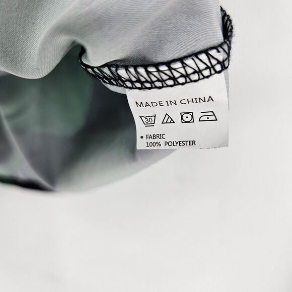 Steady Hands Shirt Mens XL Checkered Short Sleeve Button Up Anime Graphic Casual - Picture 3 of 10